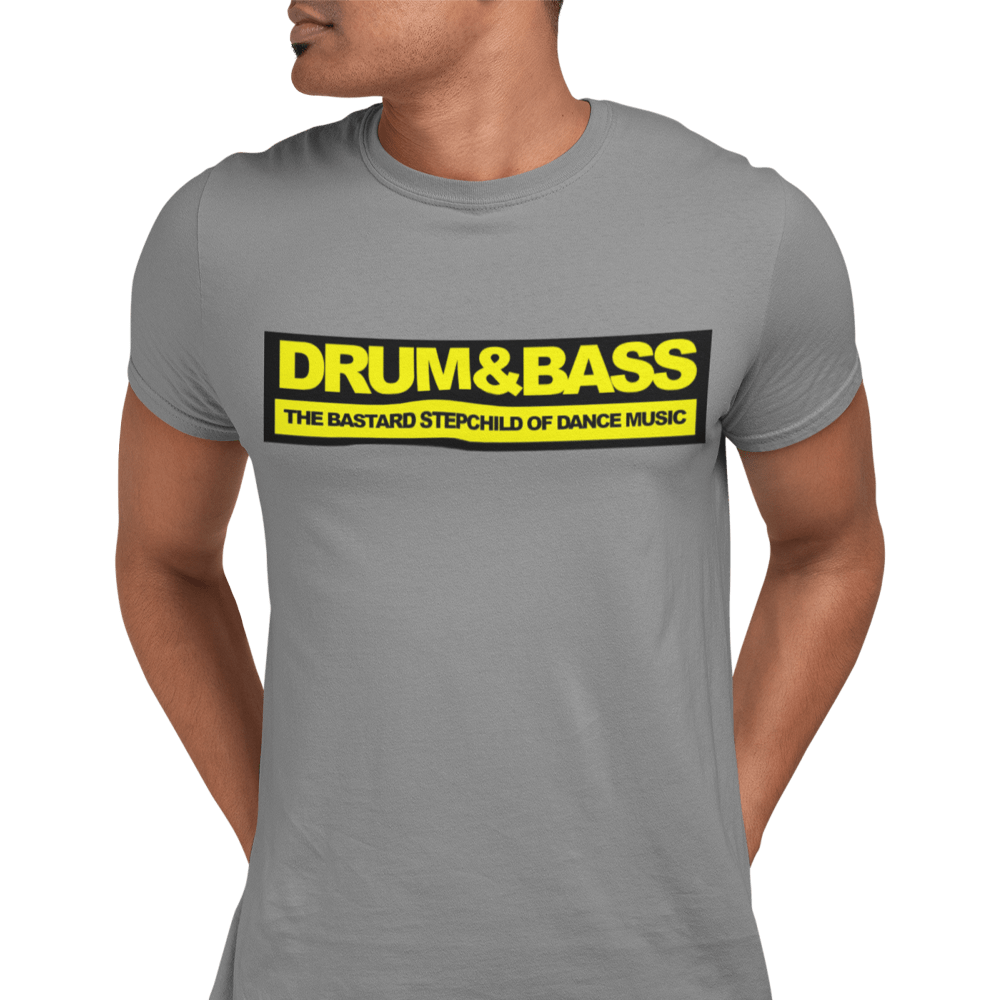 Unisex Heavyweight T Shirt - Drum and Bass - The Bastard Son Of Dance Music