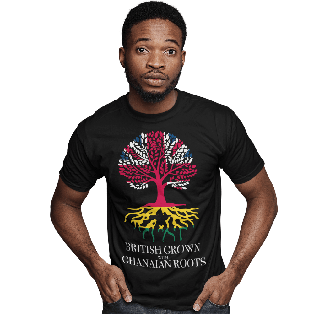Unisex Heavyweight T Shirt - British Grown with Ghanian Roots