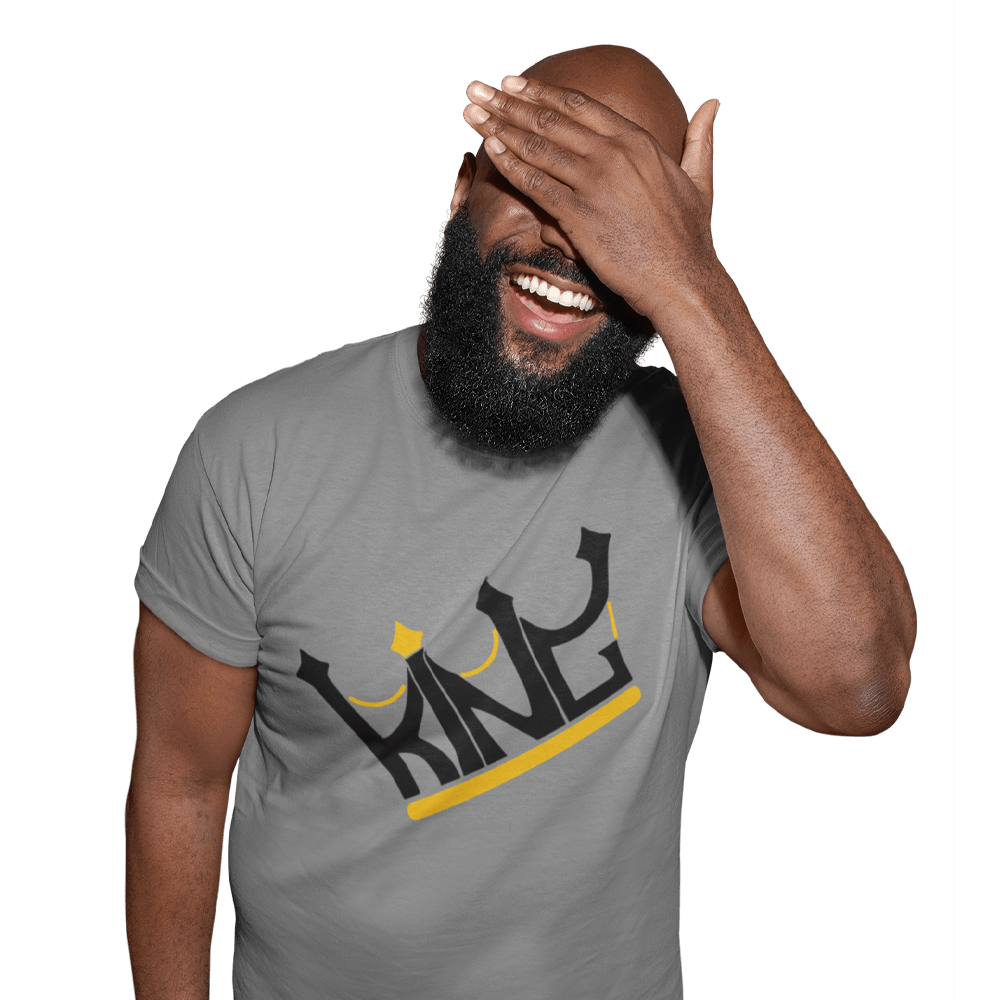 Men's Heavyweight T Shirt - King Crown