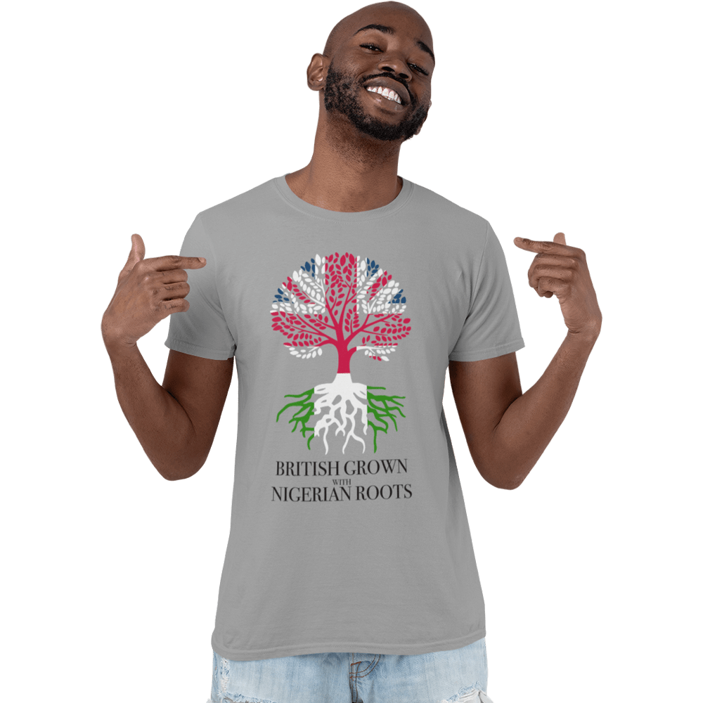 Unisex Heavyweight T Shirt - British Born with Nigerian Roots