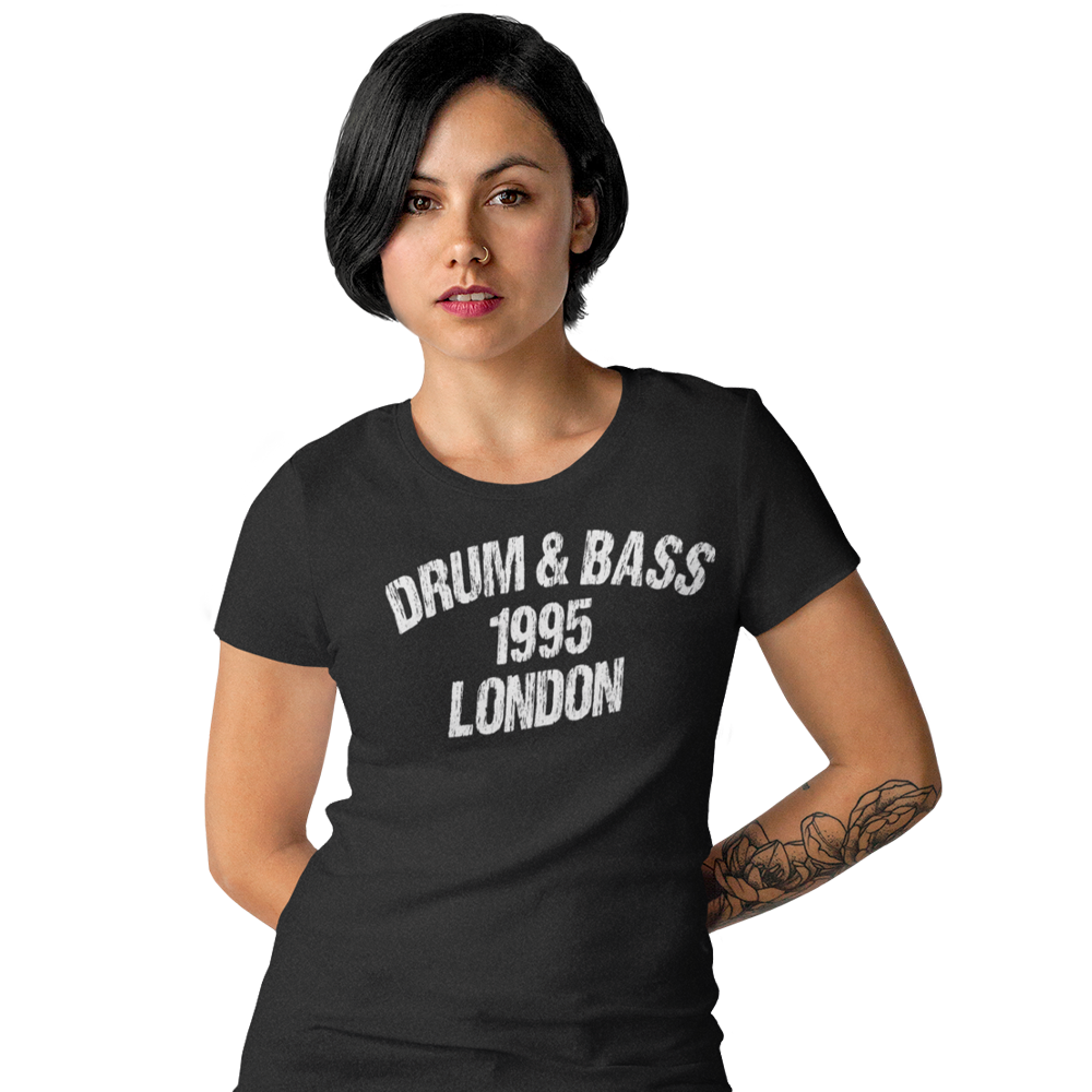 Women's Short Sleeve T- Drum and Bass 1995 London