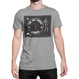 Unisex Heavyweight T Shirt - The Big Smoke "Turntable Design"